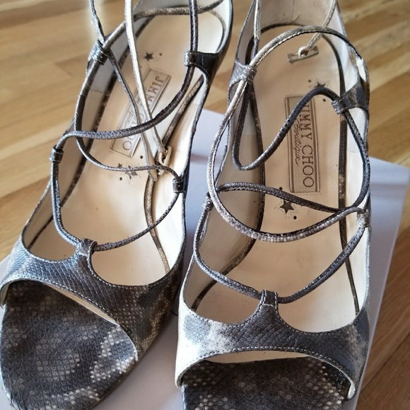 Jimmy Choo Strappy Heels - Picture 2 of 6